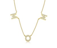 MOM Silver Necklace SPE-5627-GP